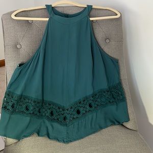 Astr Tank Shirt. Green size Medium.